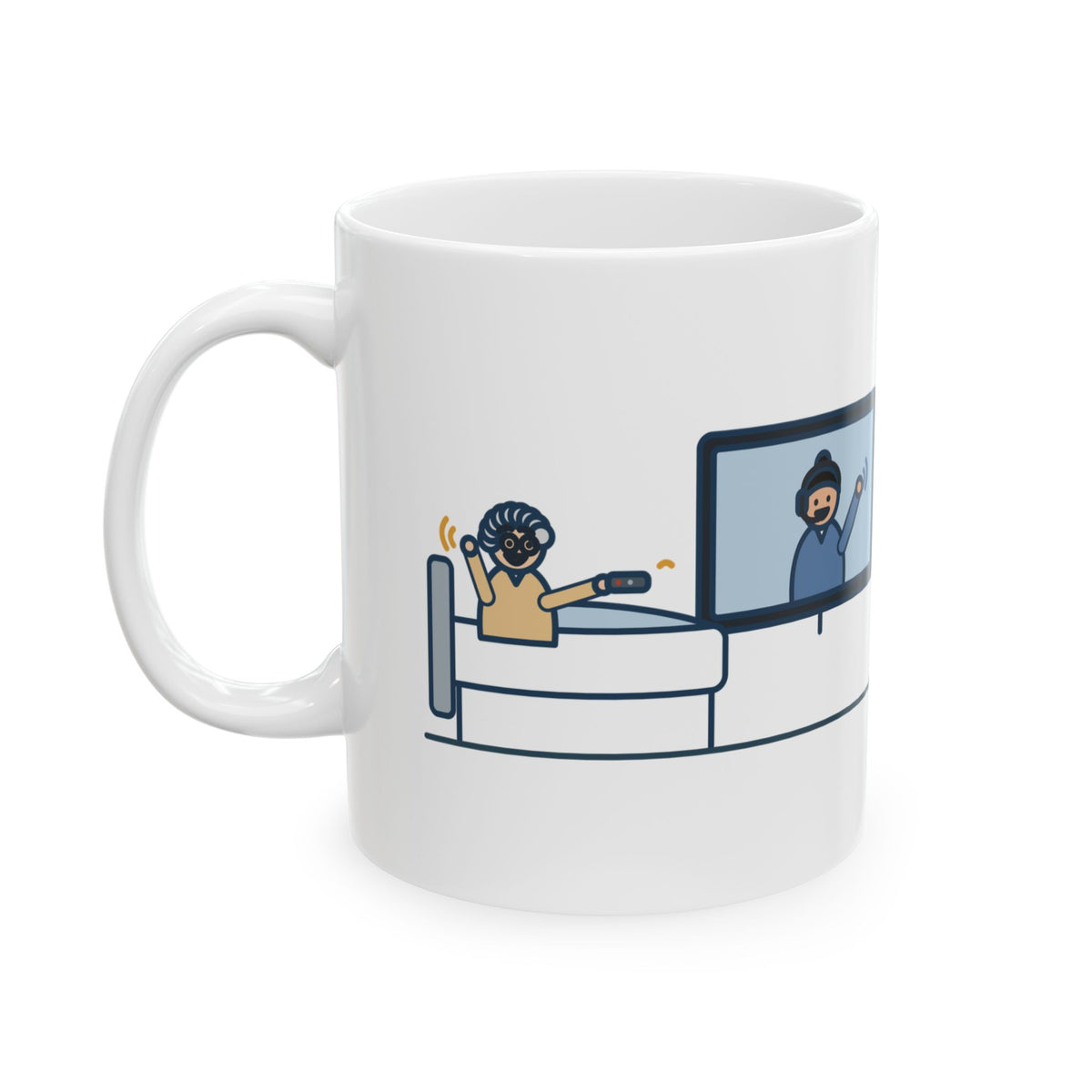 Virtual Nurse Coffee Mug - The Patient Waved Back at the Remote