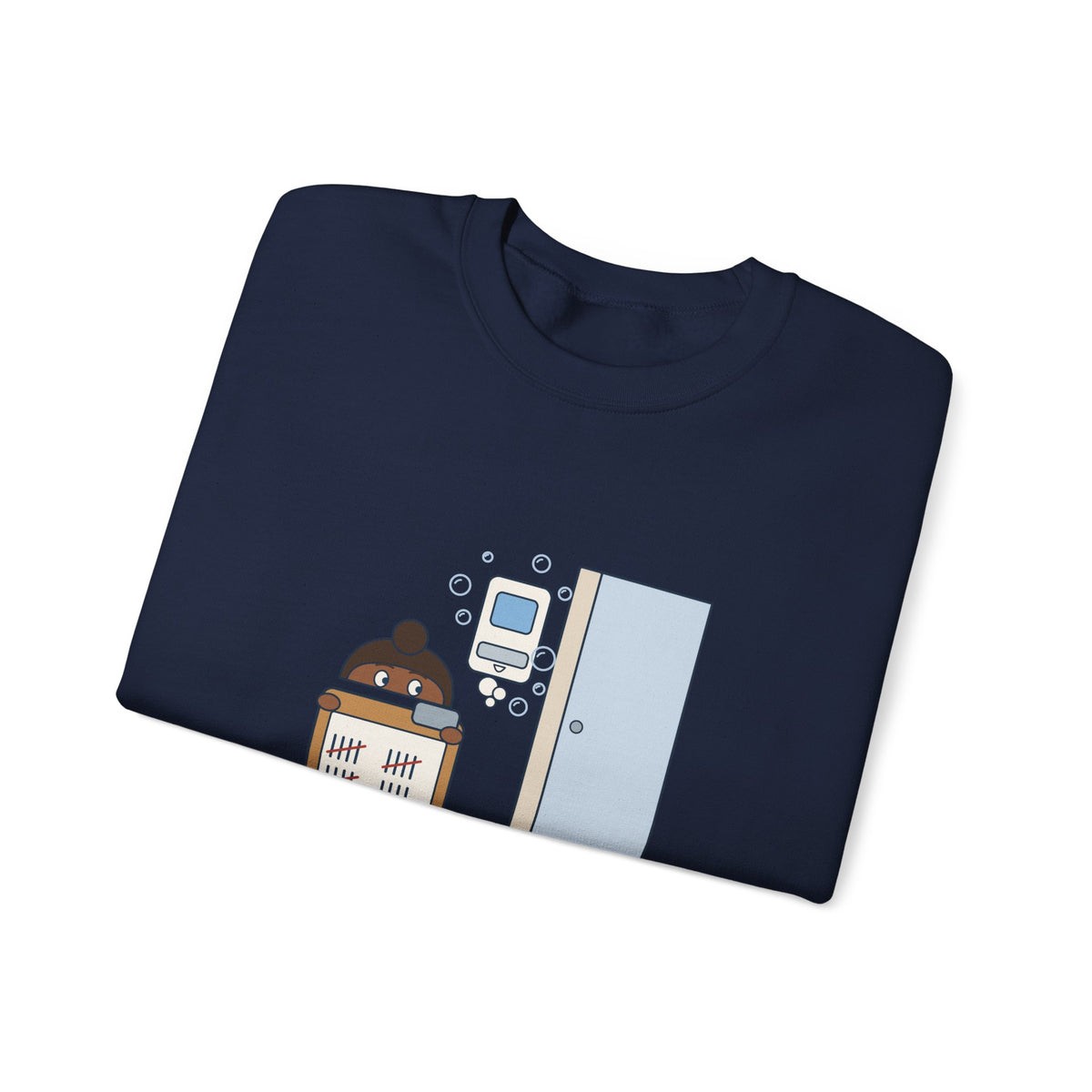 Infection Preventionist Crewneck Sweatshirt - Foam In. Foam Out. I'm Counting.