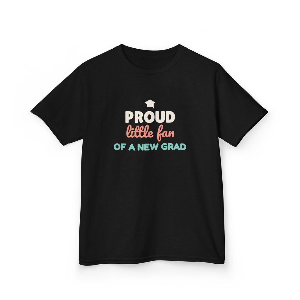 Proud Little Fan of a New Grad Youth T-Shirt, Graduation Kids Shirt