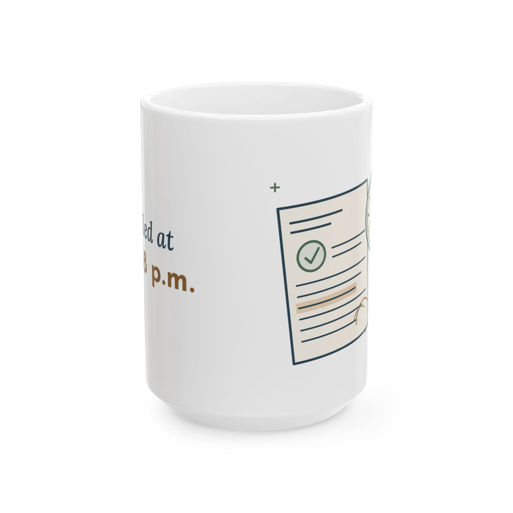 Large 15oz Paralegal Mug - Filed at 11:58 p.m. Legal Assistant Gift
