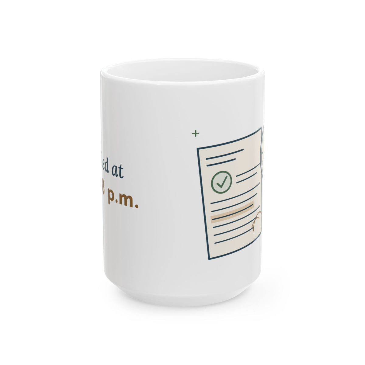 Large 15oz Paralegal Mug - Filed at 11:58 p.m. Legal Assistant Gift