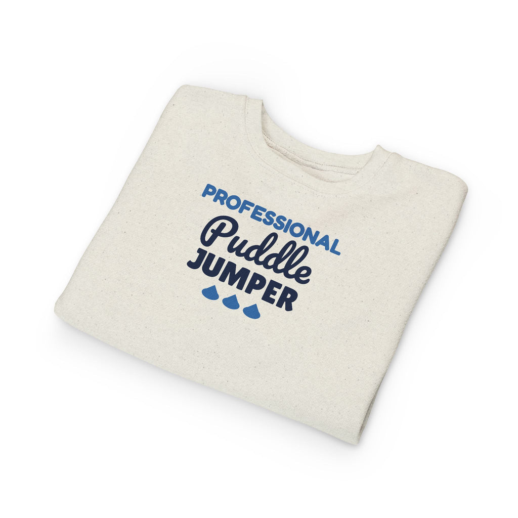 Professional Puddle Jumper Toddler Sweatshirt, Rainy Day Crewneck