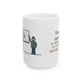 Large Cursive Teacher Mug 15oz - Secret Code Handwriting Lesson