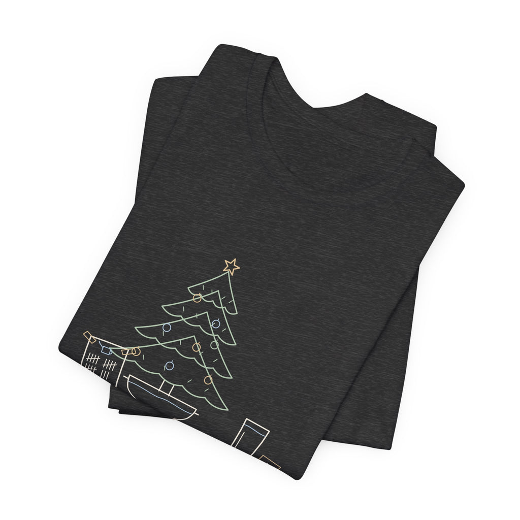 Christmas Tree T-Shirt - The Tree Drank More Water Than I Did Funny Holiday Tee