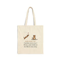 One-Eyed Cat Tote Bag, Catches Every Toy I Throw and Winks Like It Was Easy, Leap and Wink
