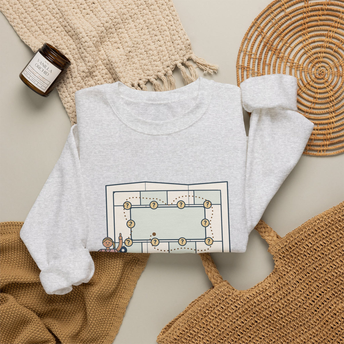 Float Pool Nurse Crewneck Sweatshirt - Where Does This Unit Keep the Flushes?