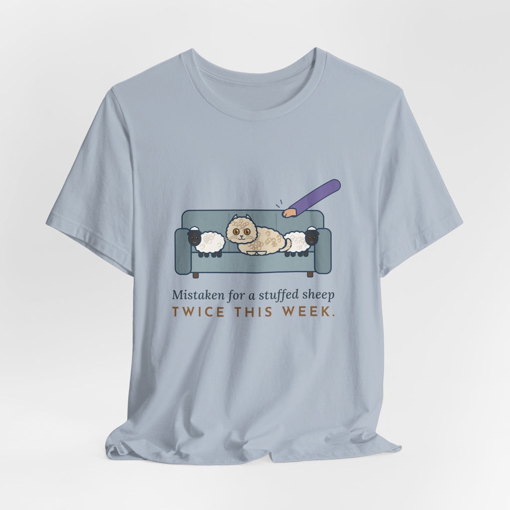 Selkirk Rex Cat T-Shirt - Mistaken for a Stuffed Sheep Twice This Week