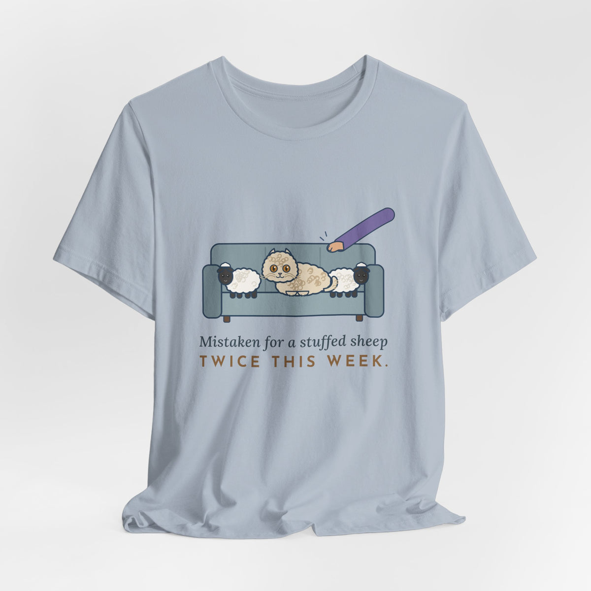 Selkirk Rex Cat T-Shirt - Mistaken for a Stuffed Sheep Twice This Week