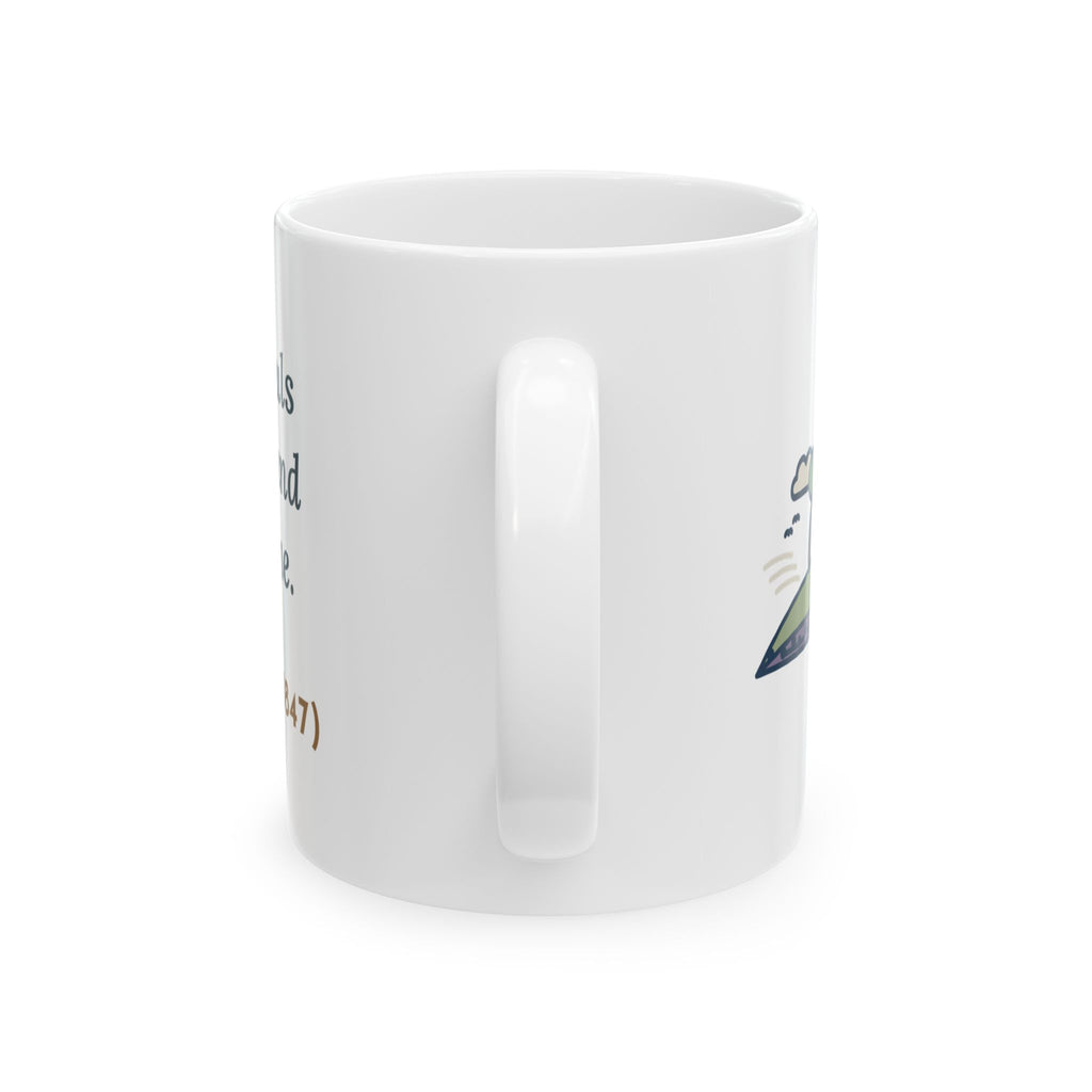 Emily Brontë Love Quote Mug, Whatever Our Souls Are Made Of, Romantic Moor Trees Coffee Mug 11oz