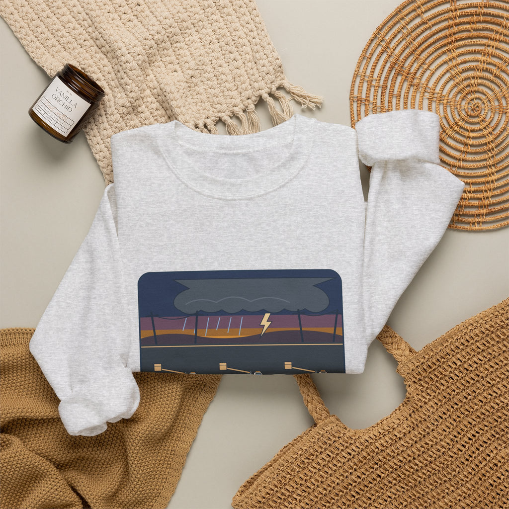 Lineworker Crewneck Sweatshirt - Mutual Aid. Any State. Any Storm. Gift