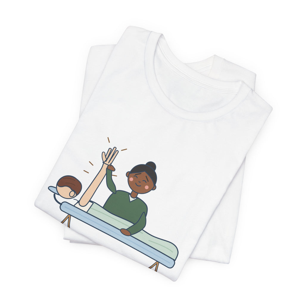 Massage Therapist T-Shirt - You Can Stop Helping Me Lift Your Arm. Funny LMT Tee