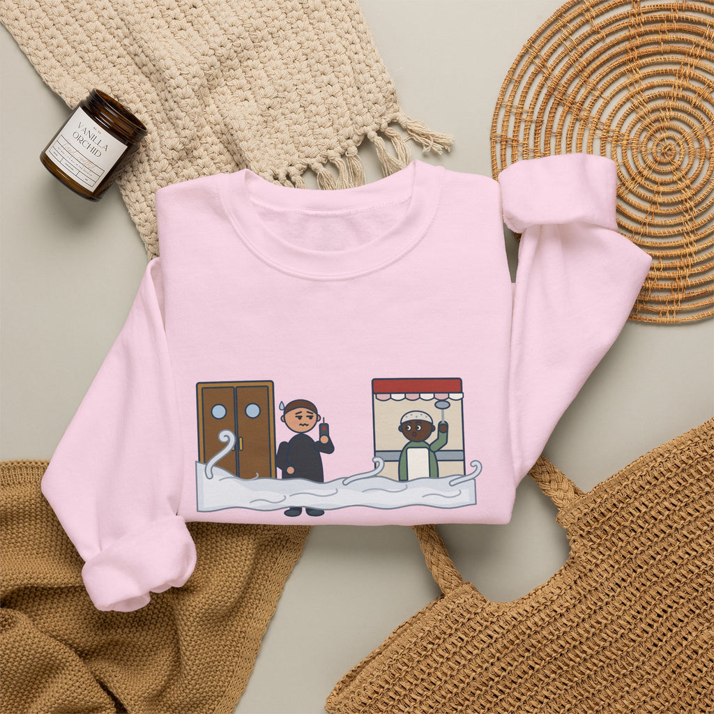 Stagecraft Teacher Crewneck Sweatshirt - Tech Rehearsal, the Fog Machine Reached the Cafeteria