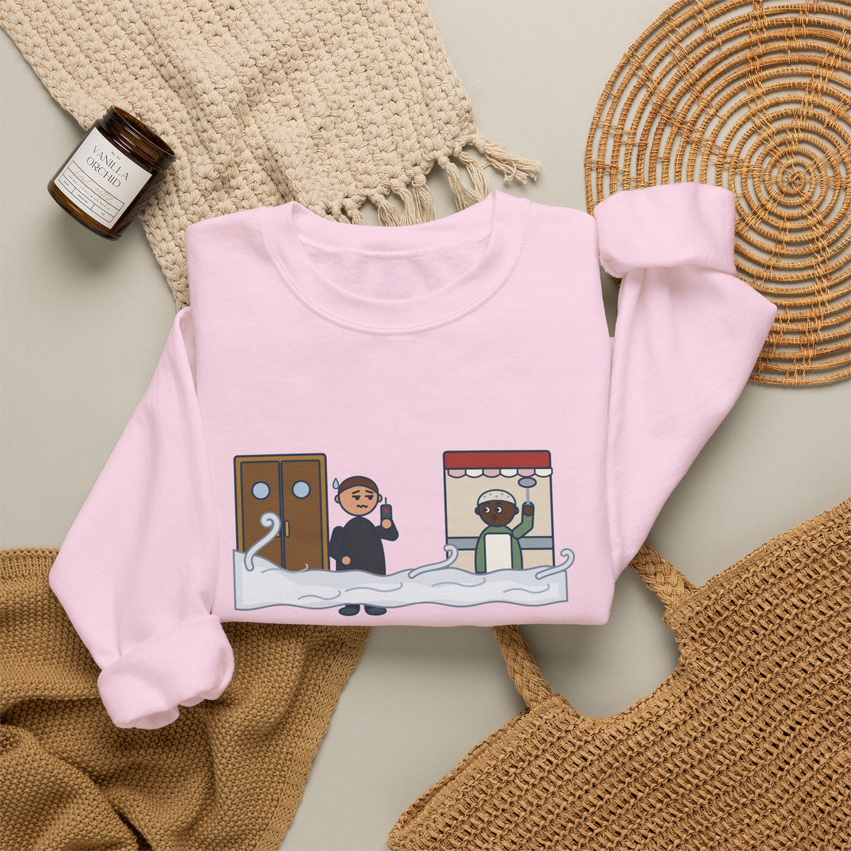 Stagecraft Teacher Crewneck Sweatshirt - Tech Rehearsal, the Fog Machine Reached the Cafeteria