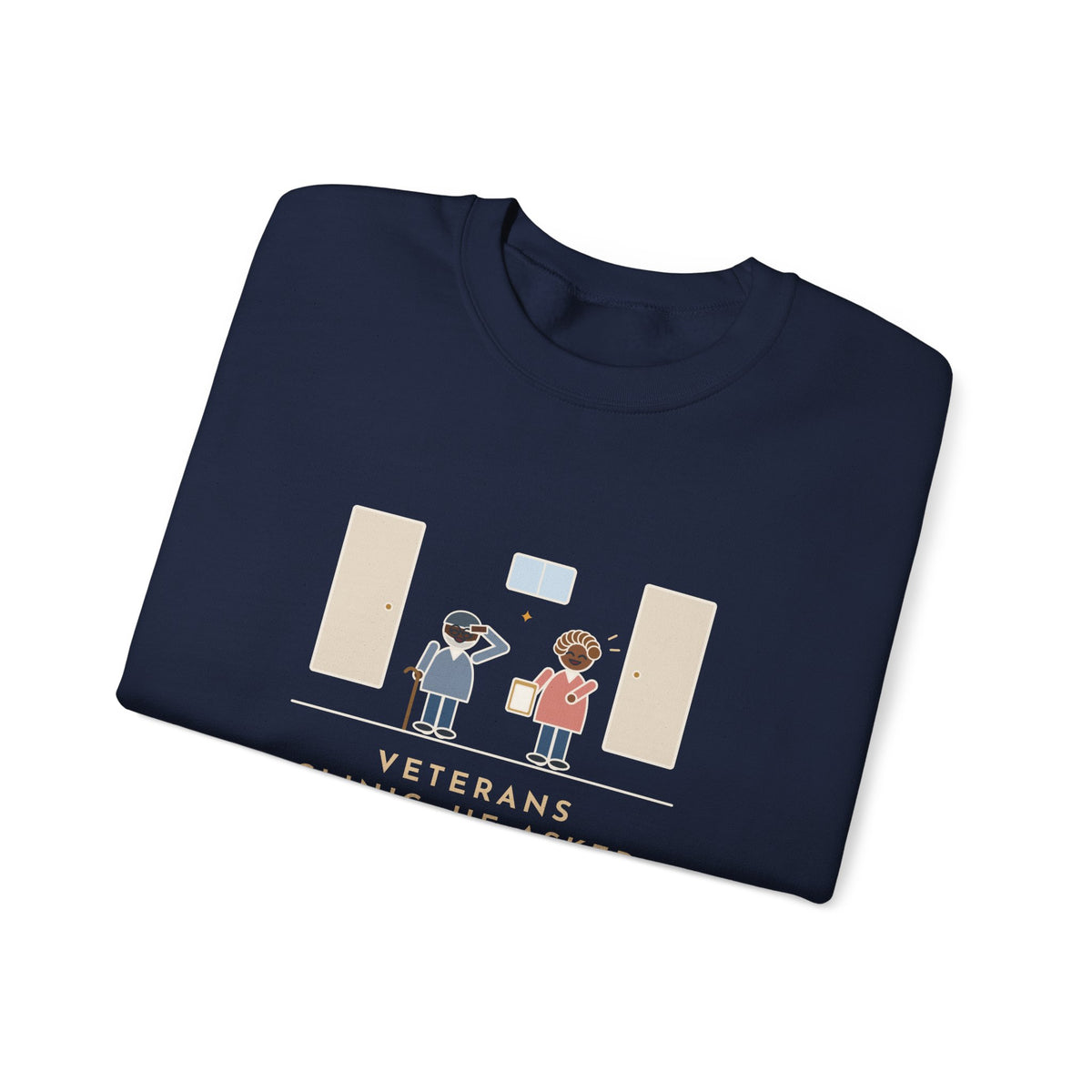Veterans Clinic Nurse Crewneck Sweatshirt - My Branch Is Nursing