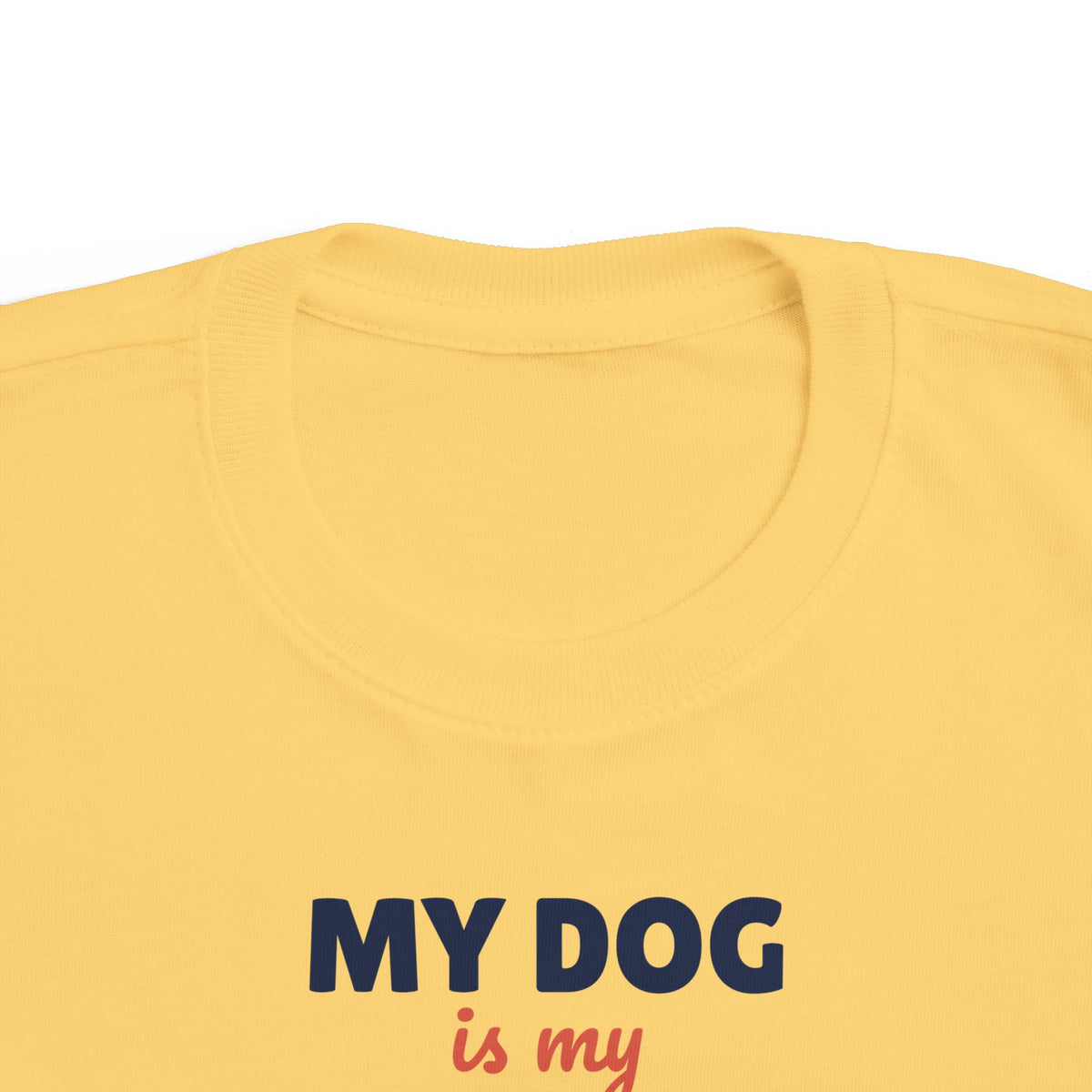 My Dog Is My Sibling Toddler T-Shirt, Funny Dog Lover Kid Tee