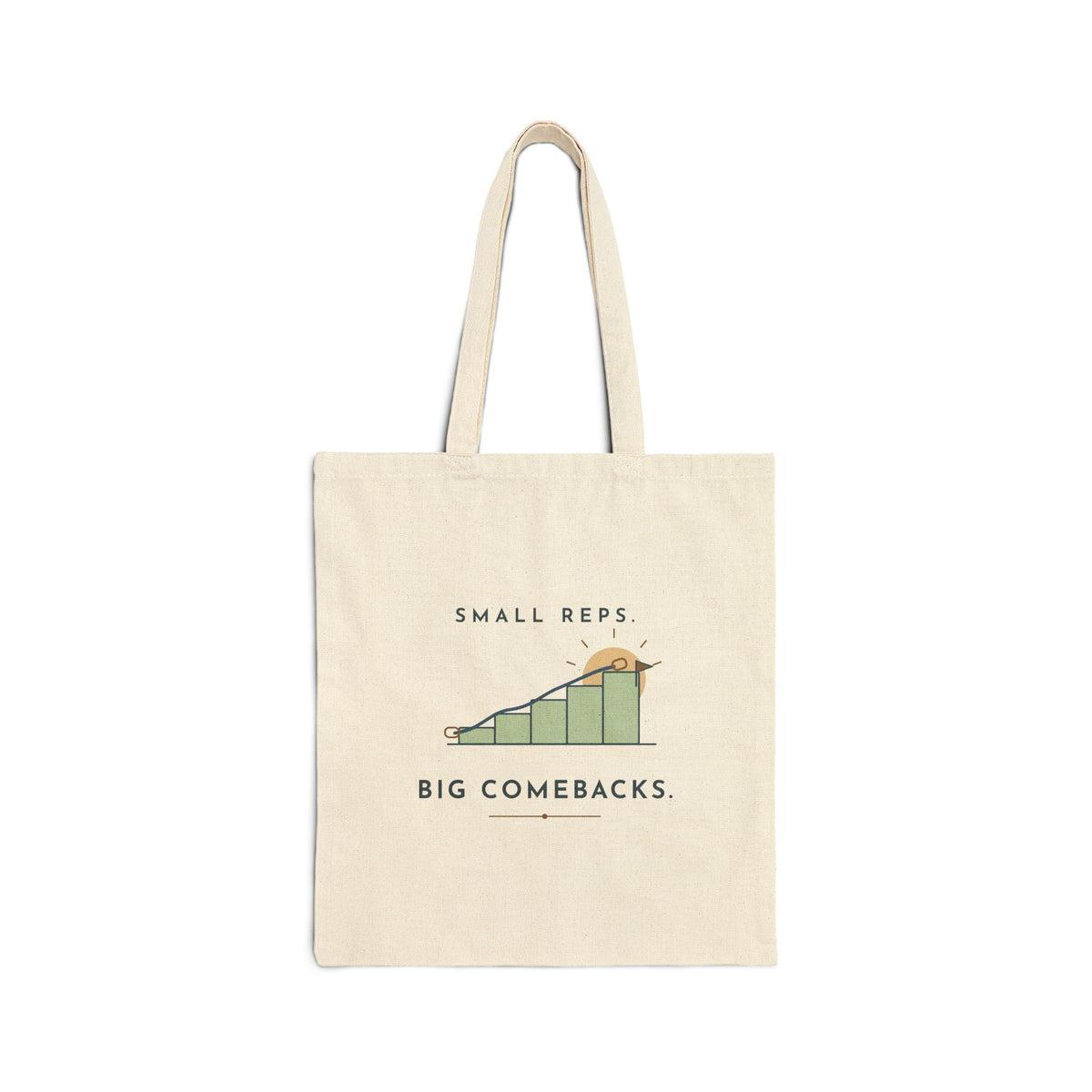 Physical Therapist and OT Tote Bag - Small Reps. Big Comebacks. Rehab Clinic Tote