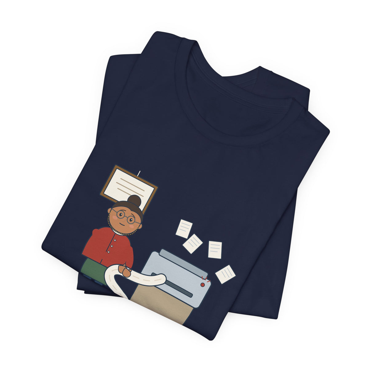 Public Library Librarian T-Shirt - Master's Degree. Printer Duty. Funny Library Tee