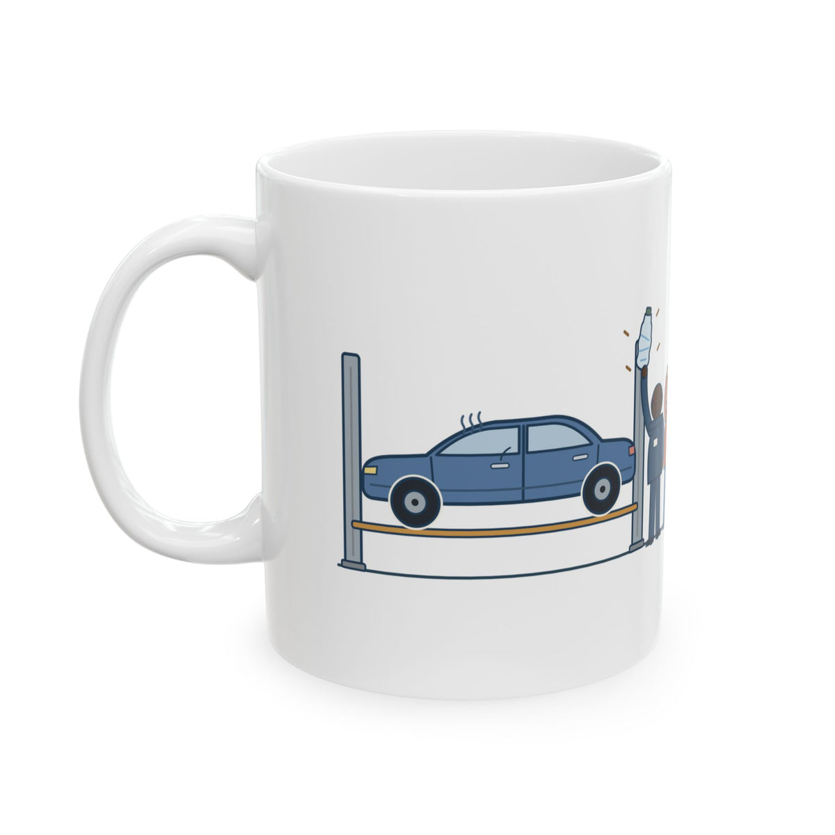 High School Automotive Technology Teacher Mug 11oz - The Weird Noise Was a Water Bottle