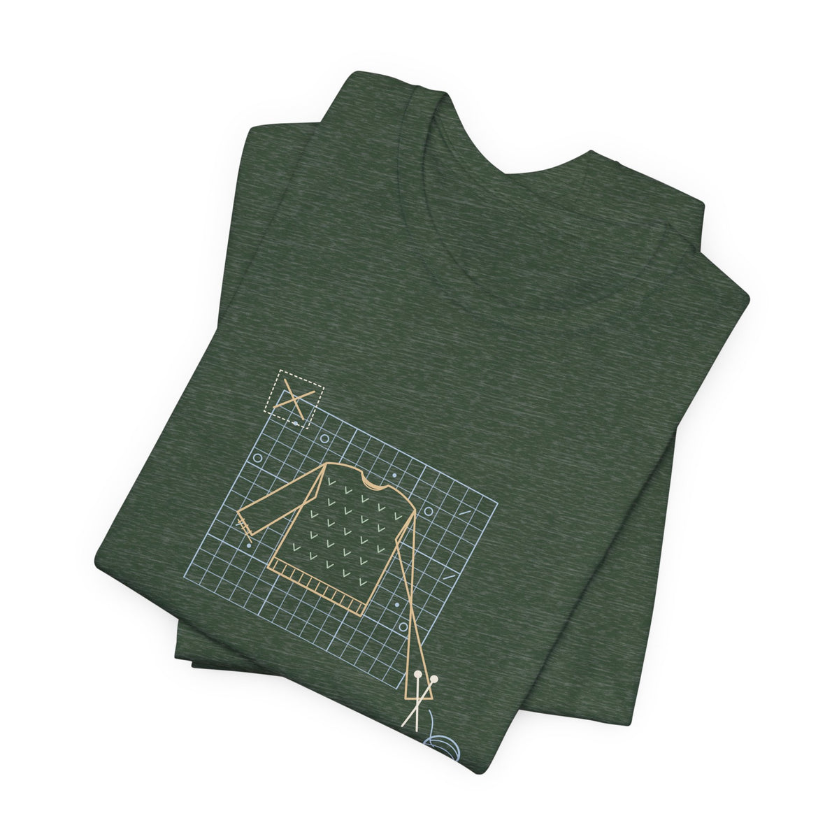 Knitting T-Shirt - Gauge Swatch: Skipped. Consequences: Pending. Knitter Tee