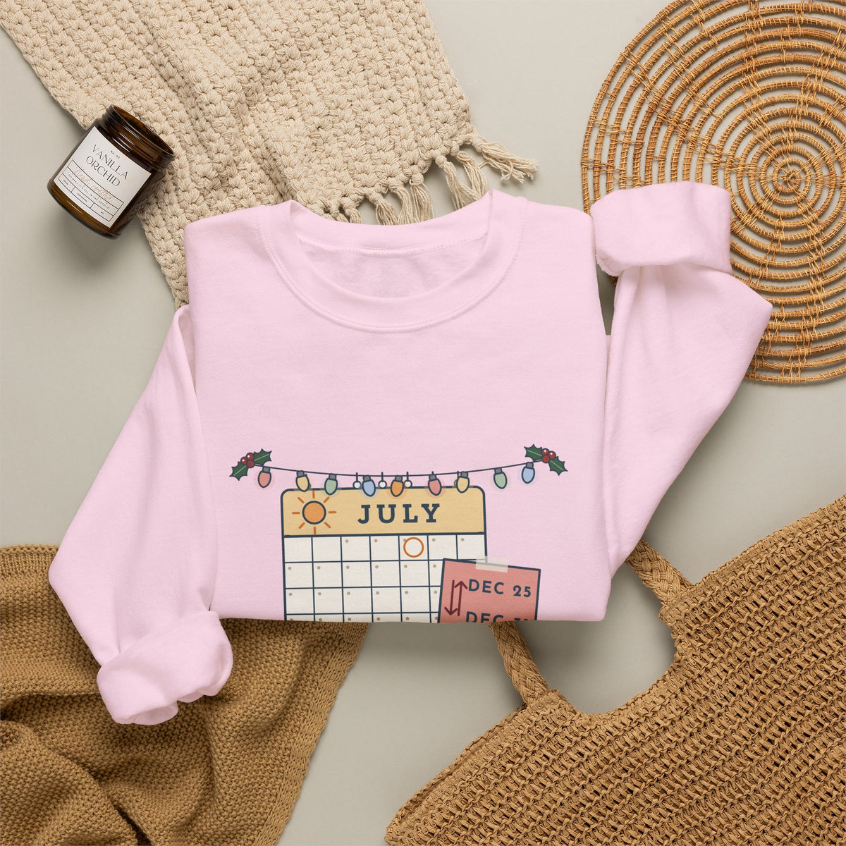 Holiday Nurse Crewneck Sweatshirt - I Traded Christmas for New Year's in July