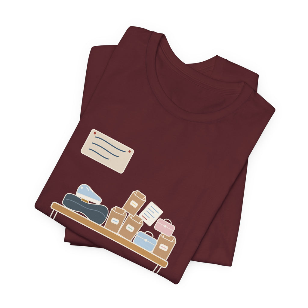 School Secretary T-Shirt - The Forgotten-Lunch Table Is Full Front Office Tee