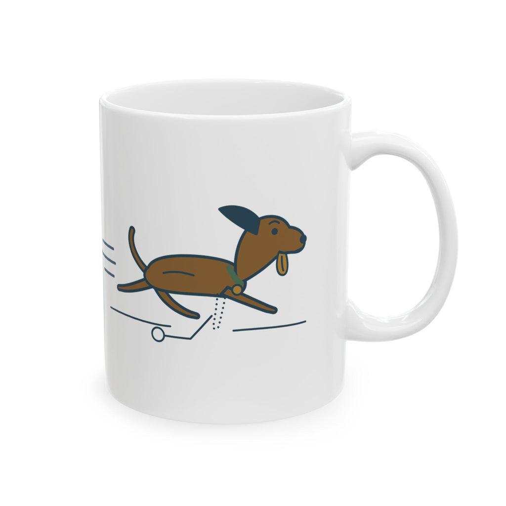 Three-Legged Pets Coffee Mug - Spare Leg Not Required. Rescue Dog Owner Gift Mug