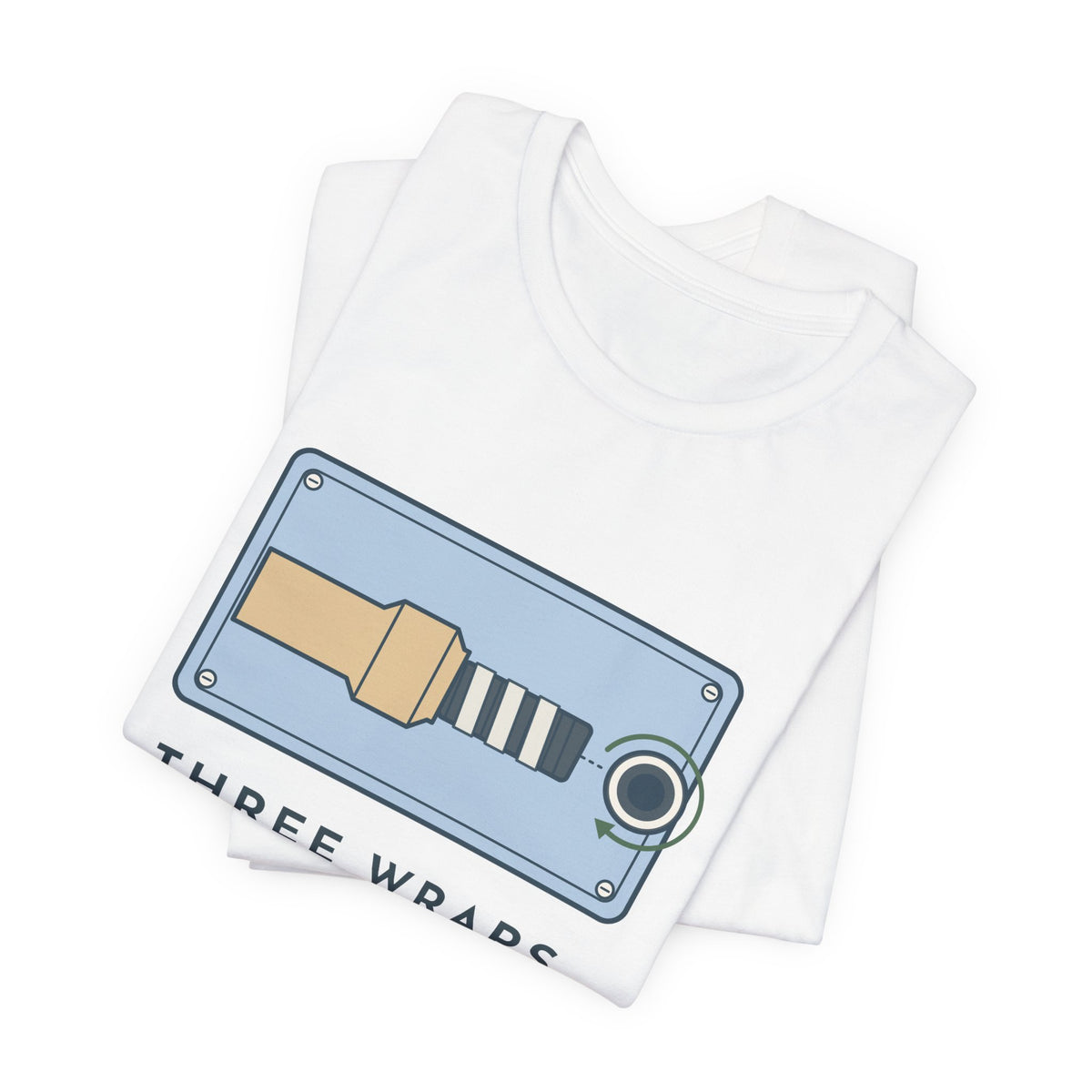 Plumber T-Shirt - Three Wraps, Clockwise Thread Seal Tape Plumbing Tee