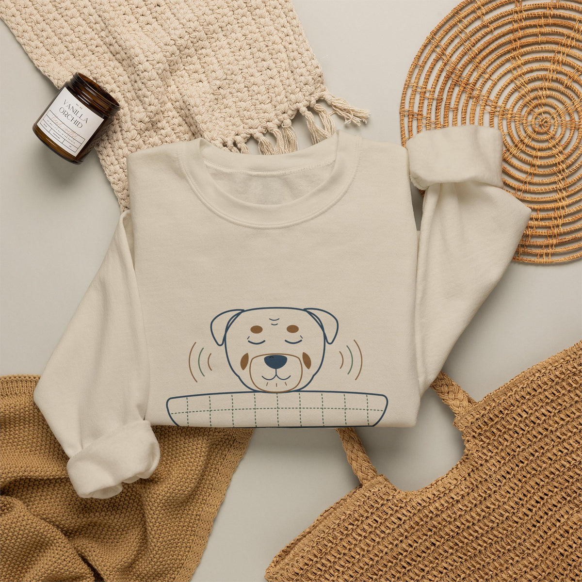Rottweiler Crewneck Sweatshirt - It's a Happy Rumble, I Promise Rottie Mom and Dad Gift