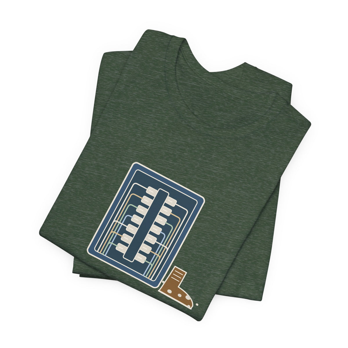 Electrician T-Shirt - Dressed the Panel, Not Myself Funny Electrician Tee