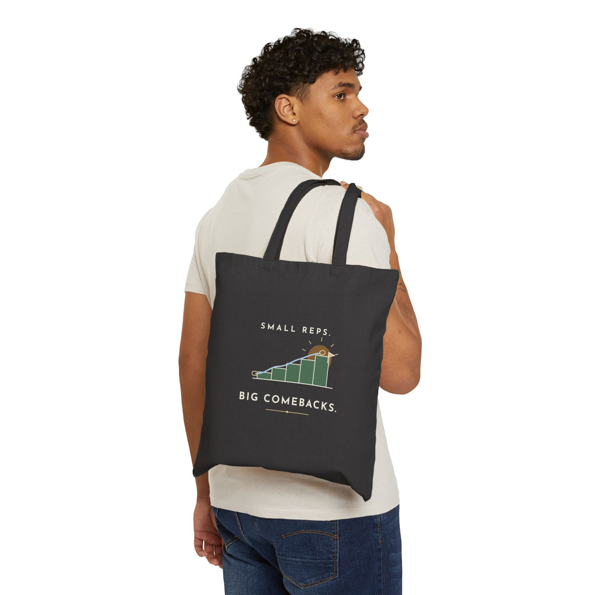 Physical Therapist and OT Tote Bag - Small Reps. Big Comebacks. Rehab Clinic Tote