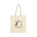 German Shepherd Tote Bag - Found Shepherd Fur on the Ceiling Fan Dog Lover Tote