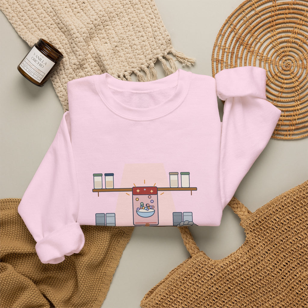 Grandma Crewneck Sweatshirt - Stocked the Cereal Your Mother Banned. Grandparent Gift