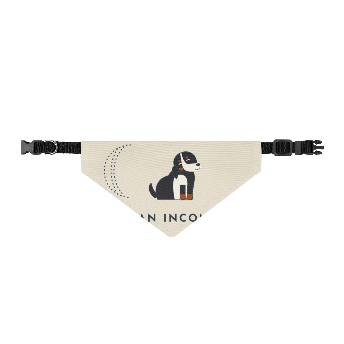 Bernese Mountain Dog Bandana - Lean Incoming Clip-On Pet Bandana for Berners