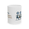 Cruise Ship Nurse Coffee Mug 11oz - Sea Day, Forty Passengers, One Shade of Green