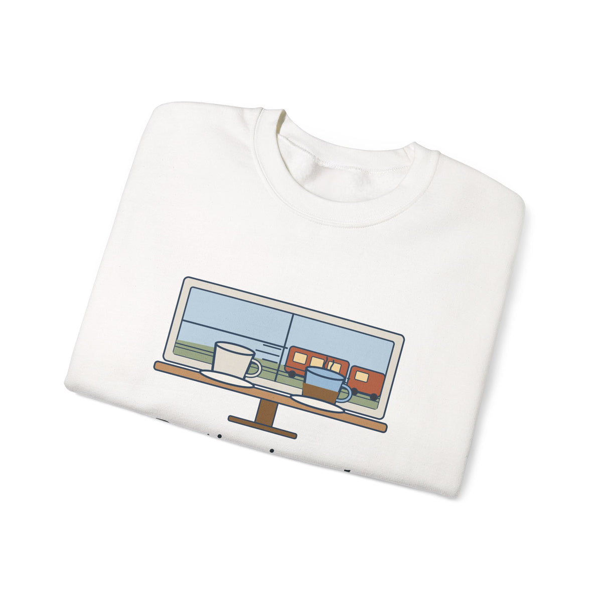 Parting Is Such Sweet Sorrow Sweatshirt, Literary Shakespeare Quote Crewneck with Cafe Window