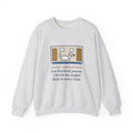 Dogo Argentino Sweatshirt, One Hundred Pounds, Carries His Stuffed Duck to Every Room, Funny Hallway Parade Crewneck