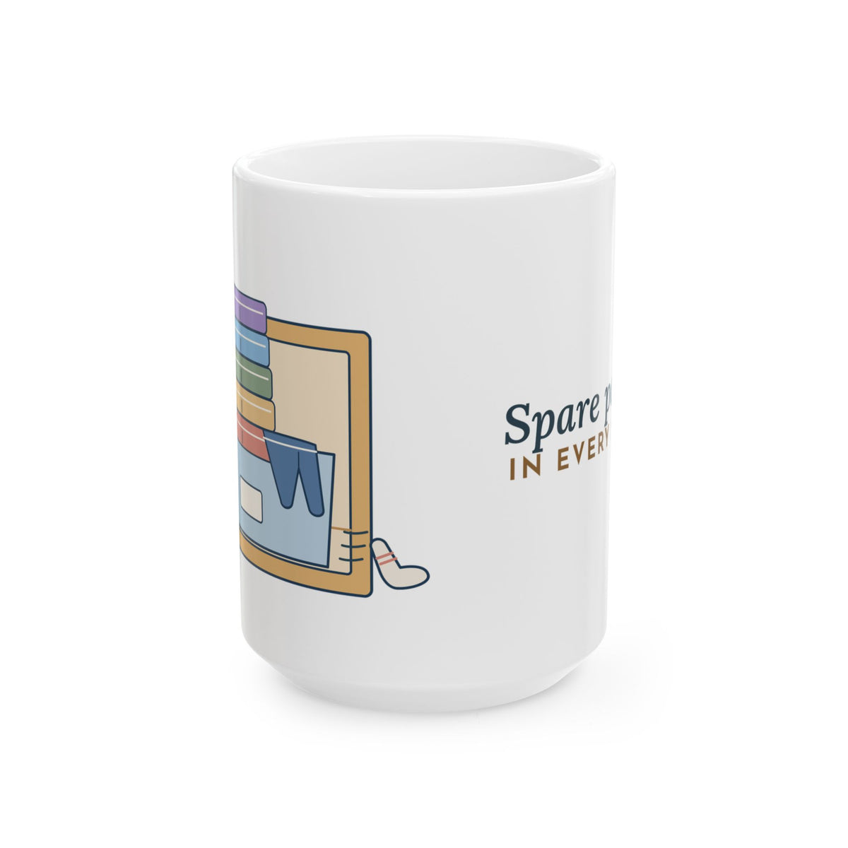 Large 15oz Preschool Teacher Mug - Spare Pants in Every Size Teacher Gift