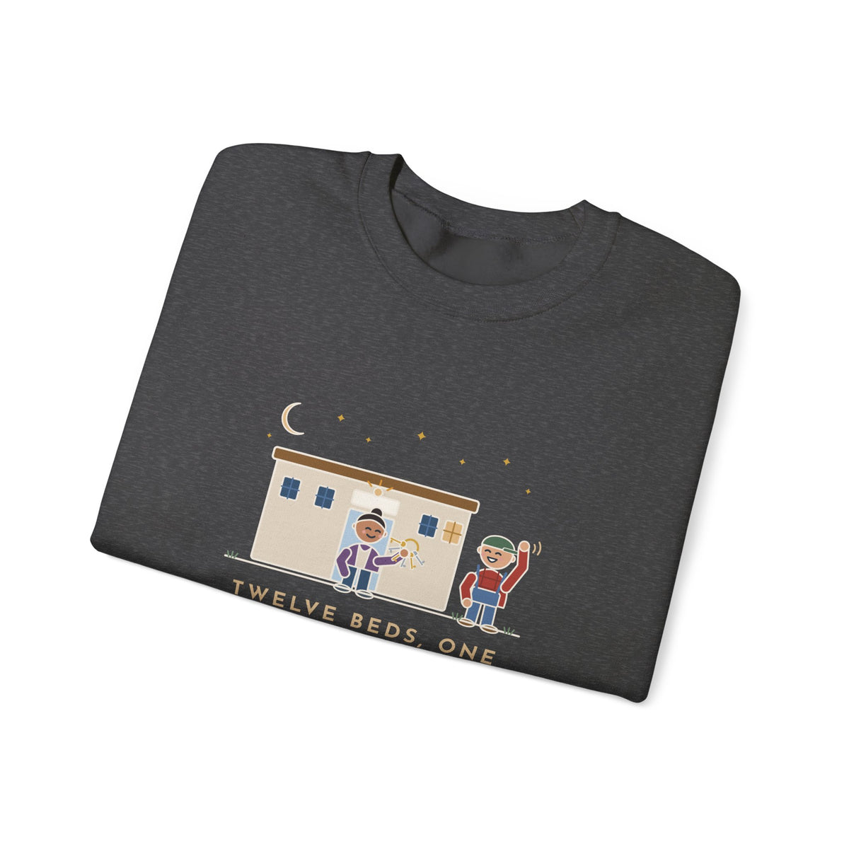 Critical Access Nurse Crewneck Sweatshirt - Twelve Beds, One Night Nurse, I Also Unlock the Door