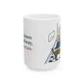 Large 15oz Senior Dogs Mug - Rugs Down the Hallway, for Traction Old Dog Lover Mug
