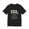Keyboarding Teacher T-Shirt - Twenty-Eight Kids Typing, One Found Caps Lock and Kept It