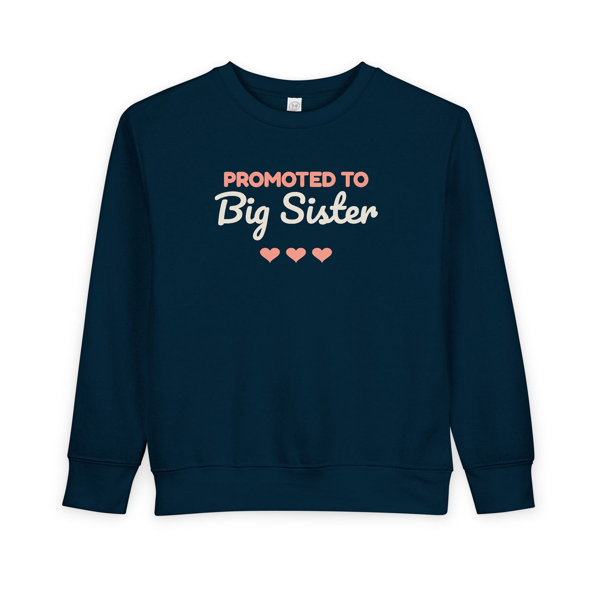 Promoted to Big Sister Toddler Sweatshirt, Pregnancy Announcement Crewneck