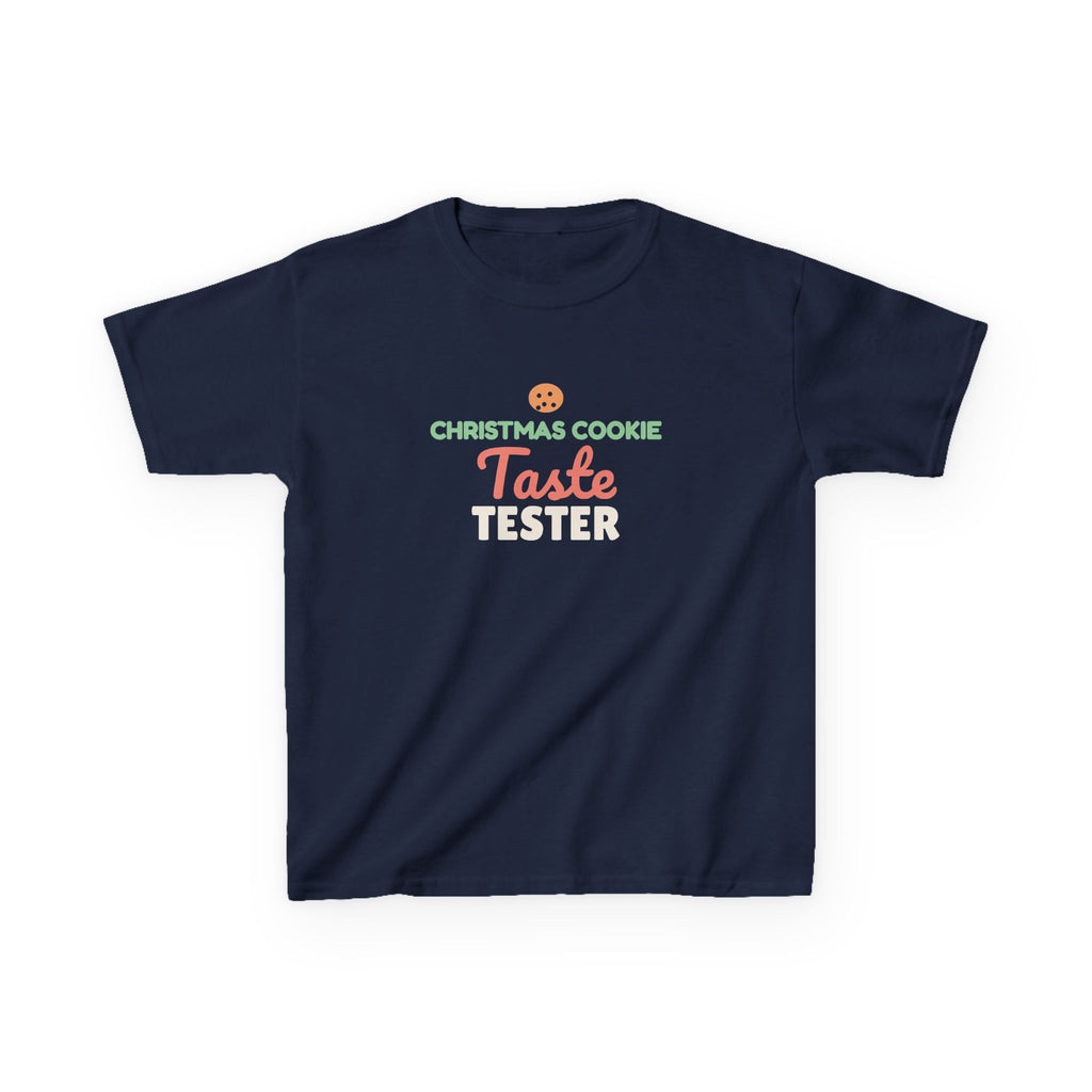 Christmas Cookie Taste Tester Youth T-Shirt, Holiday Baking Kids Tee