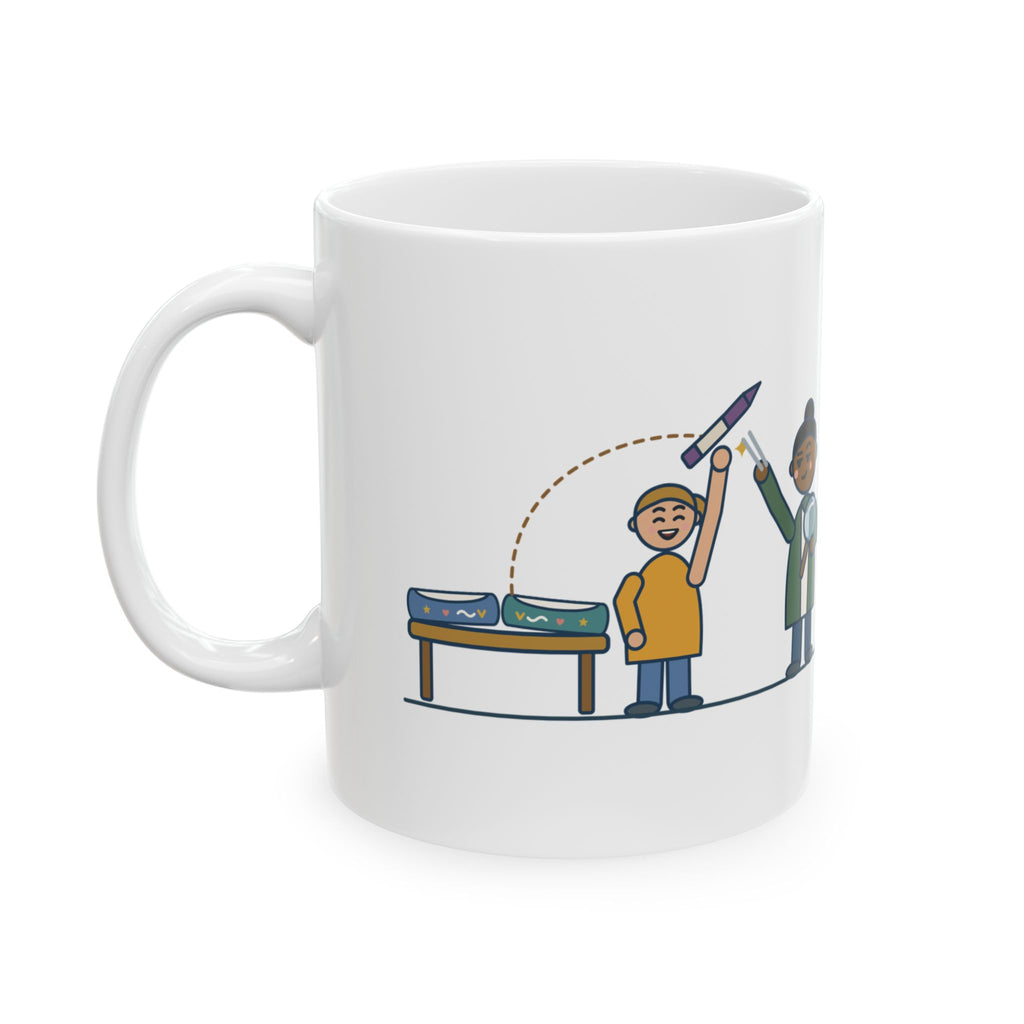Cast Clinic Nurse Mug - Cut Off the Cast. Found a Missing Crayon Inside. 11oz Coffee Mug