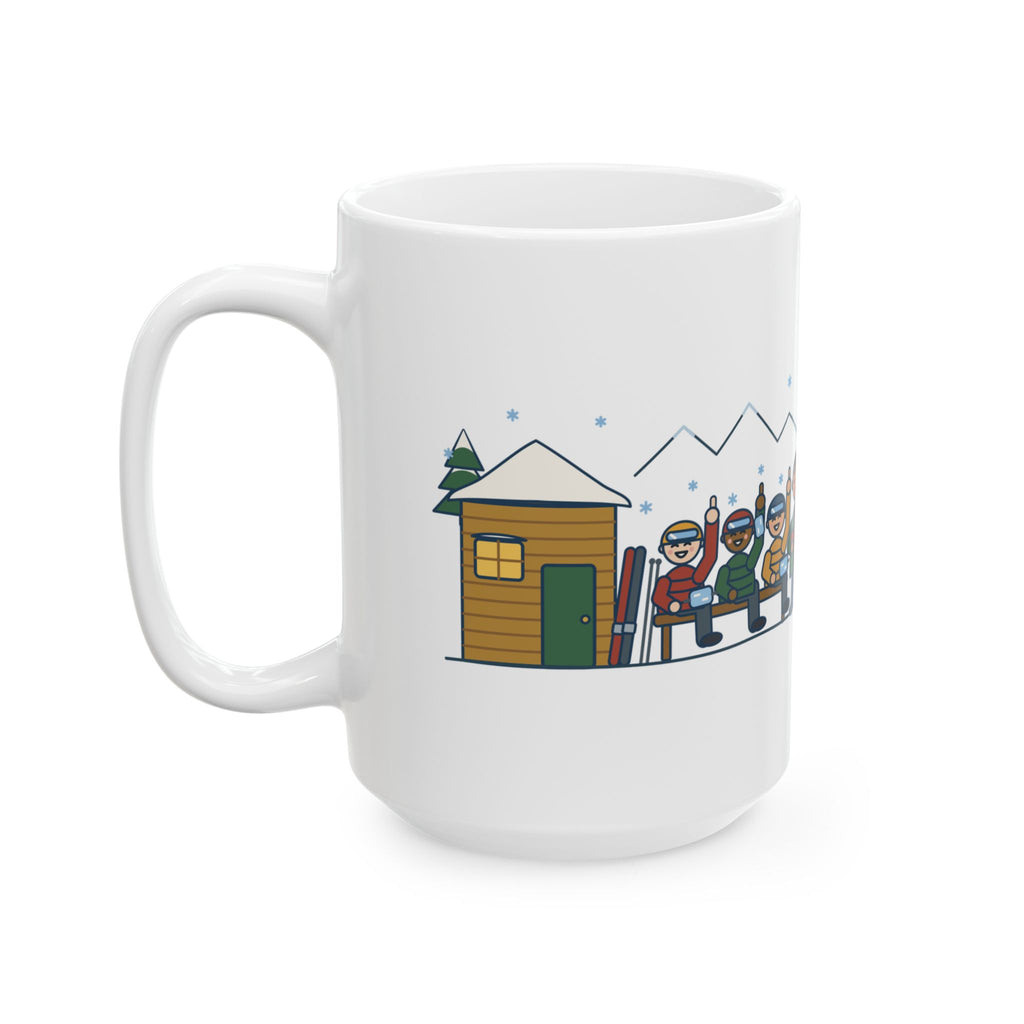 Large 15oz Ski Resort Clinic Nurse Mug - Every Patient Says It Was the Last Run