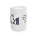 Large Khao Manee Cat Mug 15oz - New Neighbors, Tuna Breath, Odd-Eyed White Cat