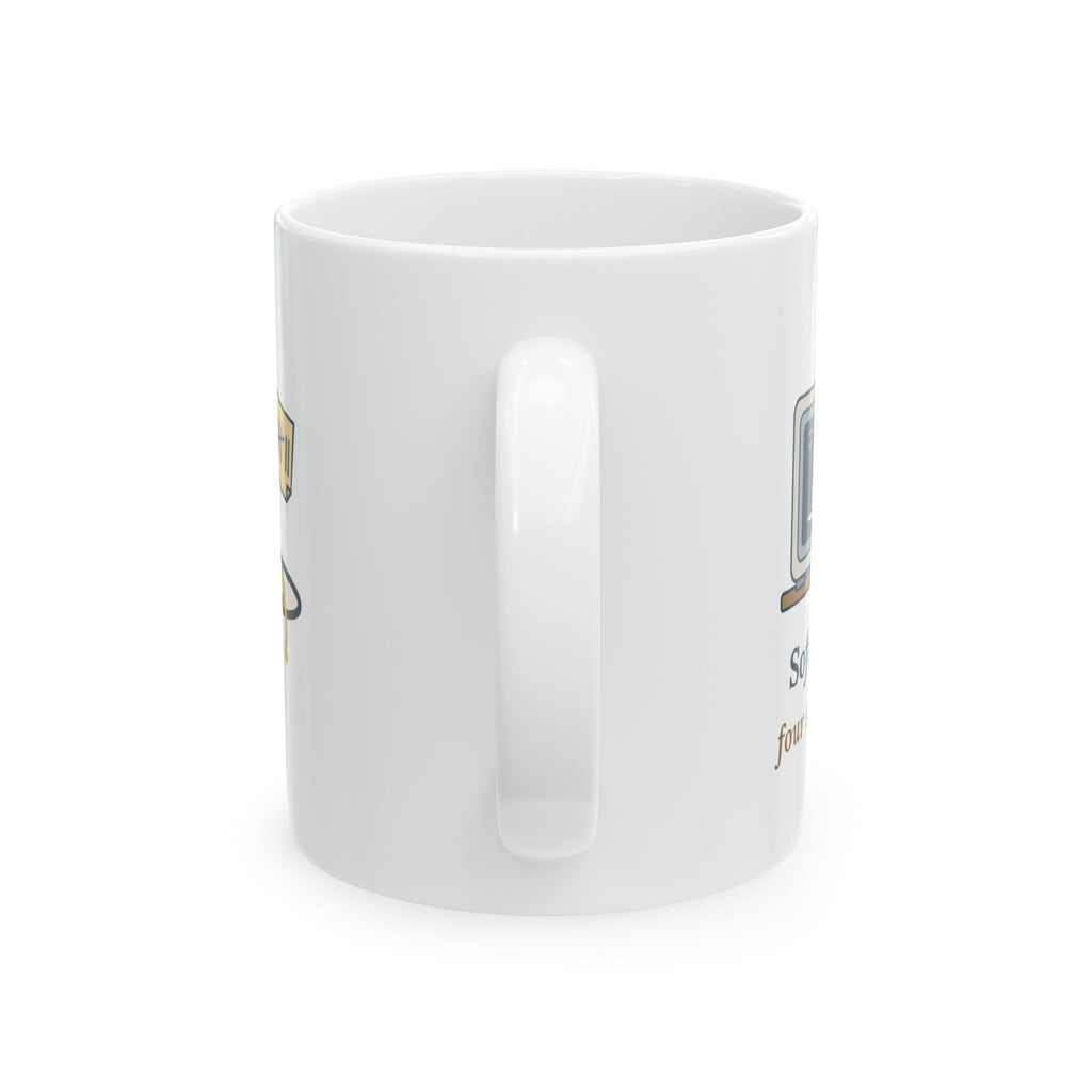 Home Baker Coffee Mug - Softening Butter Four Seconds at a Time. Baking Lover Mug