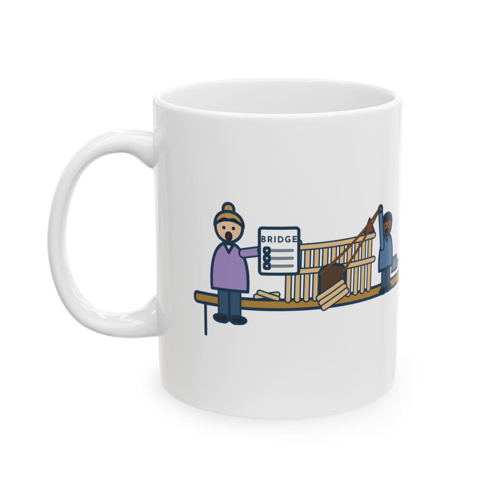 Makerspace Coffee Mug - Asked for a Bridge, Got a Castle