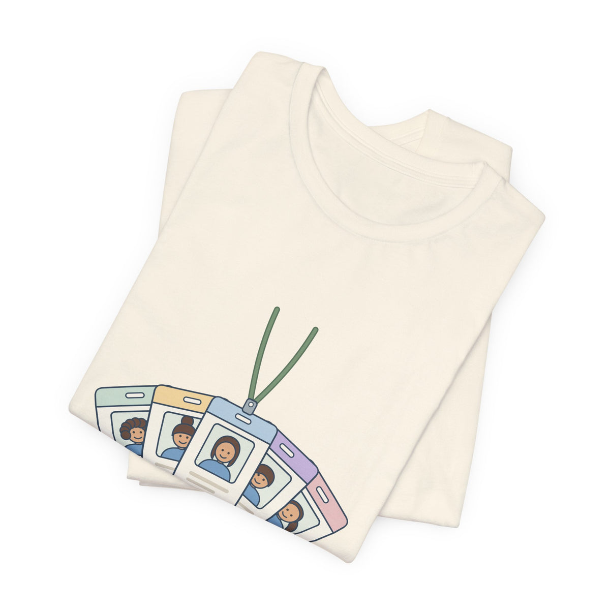 Travel Nurse T-Shirt - Different Badge Photo Every Thirteen Weeks Tee