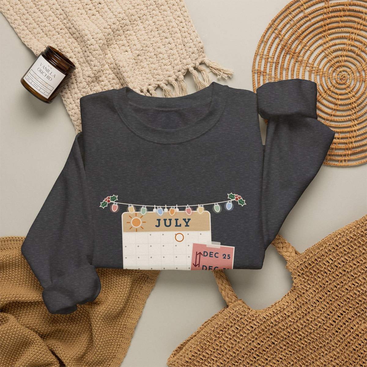 Holiday Nurse Crewneck Sweatshirt - I Traded Christmas for New Year's in July