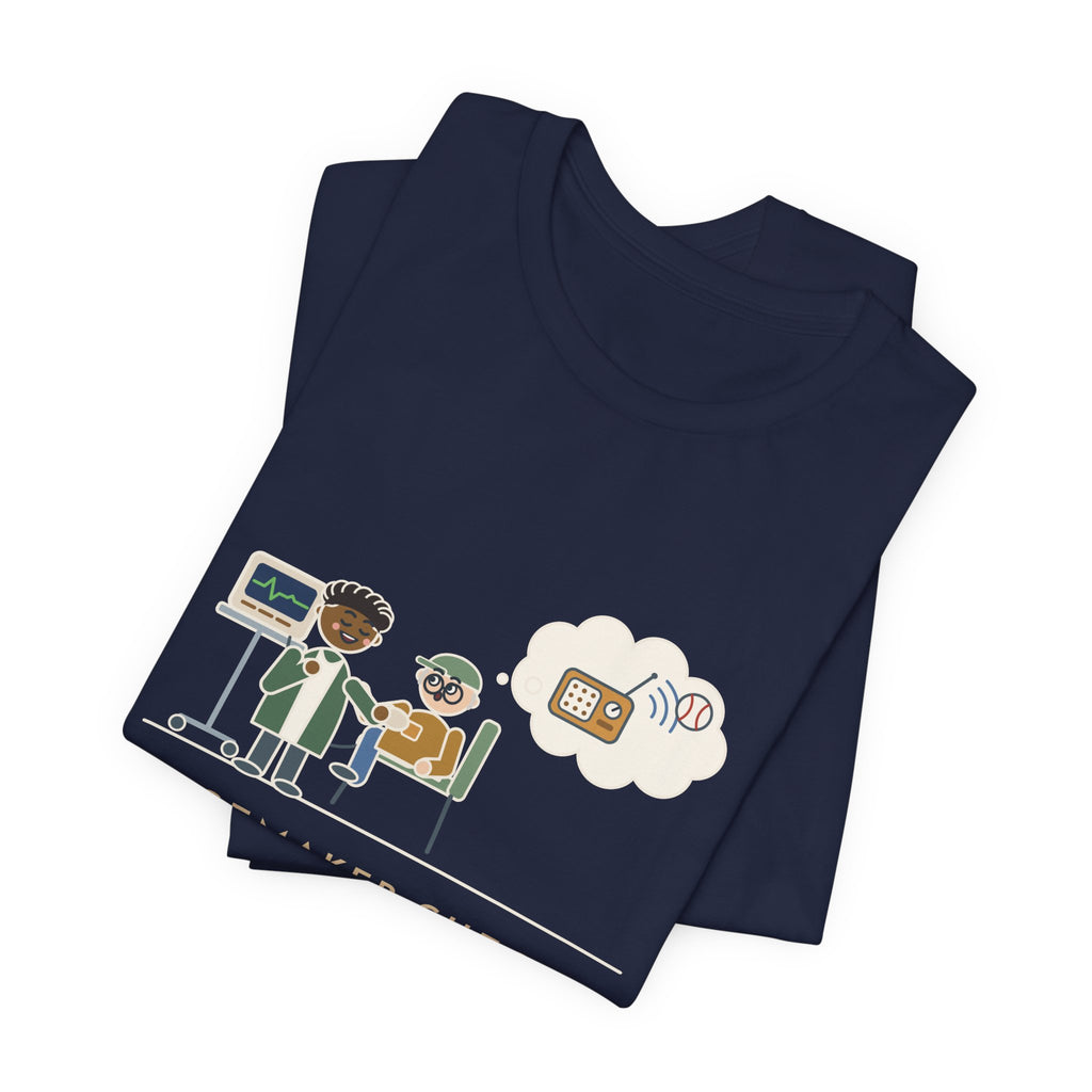 Cardiac Device Clinic Nurse T-Shirt - Pacemaker Check, Does It Get the Ballgame Funny Nurse Tee